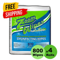 LiftReady disinfecting gym wipes case with 800 wipes for cleaning
