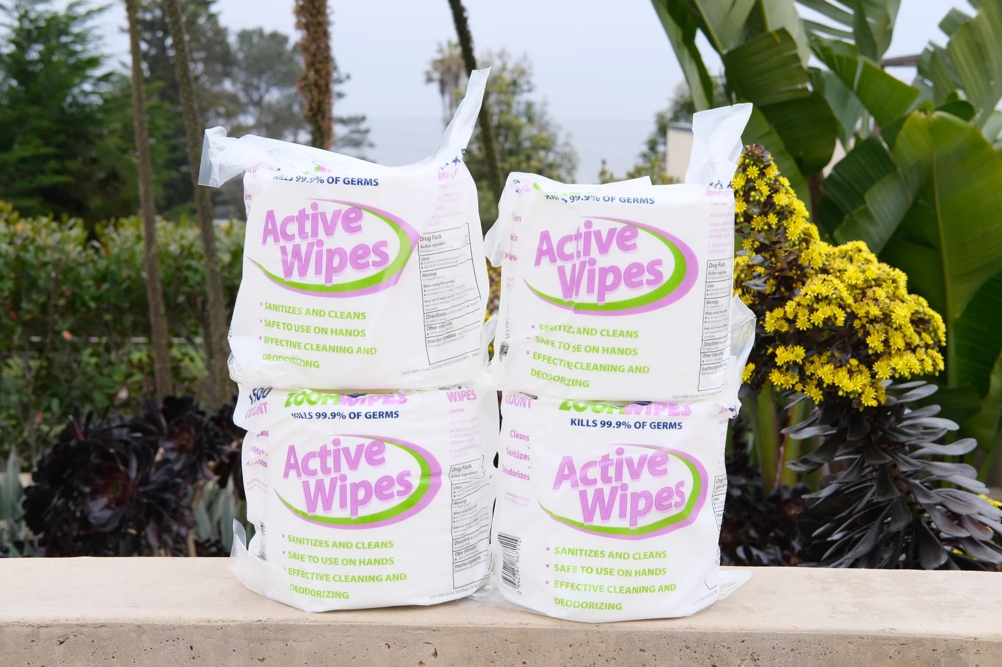 Active Wipes sanitizing wipes for gyms