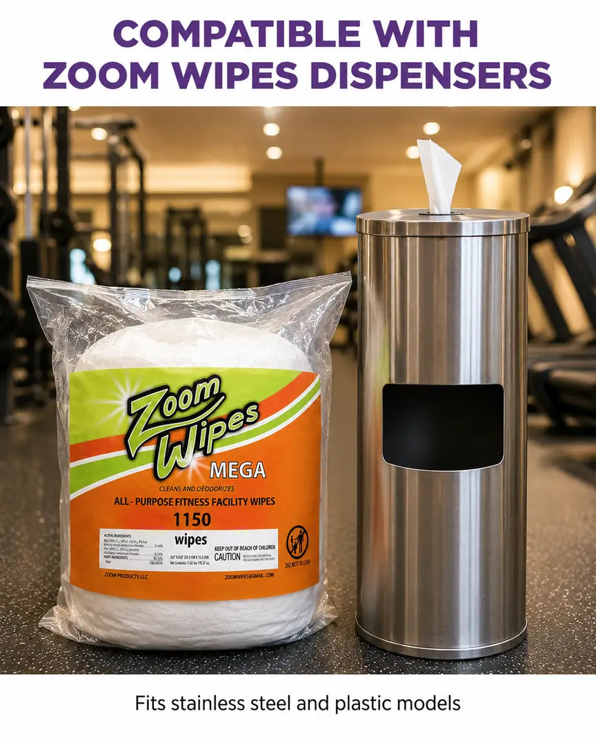 Mega cleaning and deodorizing wipes for gym equipment - product view 5
